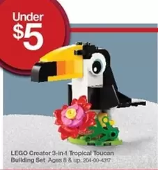 LEGO - Creator 3-in-1 Tropical Toucan Building Set