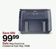 Ninja - Foodi 6-qt. 2-basket air fryer