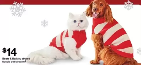 Pet - Striped Boucle Sweater