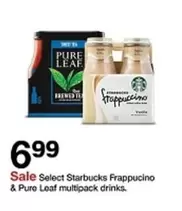 Starbucks - Frappucino & Pure Leaf multipack drinks