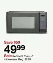 Kenmore - 11-cu.-ft. microwave