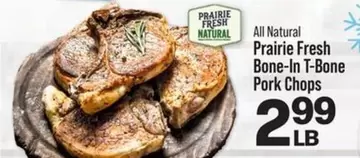 all - Bone-In T-Bone Pork Chops