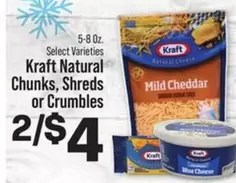 Kraft - Natural Chunks, Shreds or Crumbles