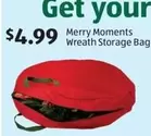 Merry Moments Wreath Storage Bag