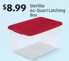 64-Quart Latching Box