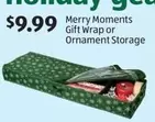 Gift Wrap or Ornament Storage