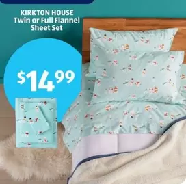 Twin or Full Flannel Sheet Set