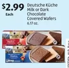 Milk or Dark Chocolate Covered Wafers