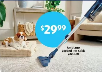 Pet - Corded Stick Vacuum