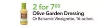Olive Garden - Dressing Or Balsamic Vinaigrette