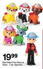 Paw Patrol Fire Rescue Team - 7 pk. figurines