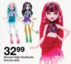 Monster High - Skulltimate Secrets dolls