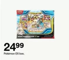 Pokémon EX box