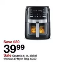 6-qt. digital window air fryer
