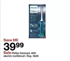 Philips - Sonicare 4100 electric toothbrush