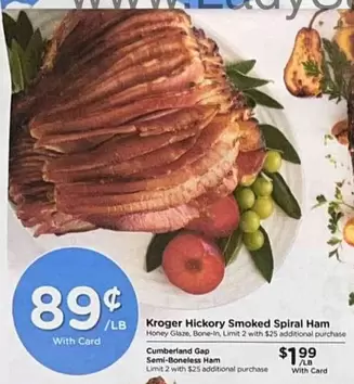 Hickory Smoked Spiral Ham