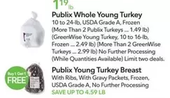 Frozen - Whole Young Turkey