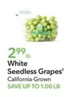 White Seedless Grapes