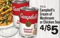 Campbell's - Cream of Mushroom or Chicken Sou