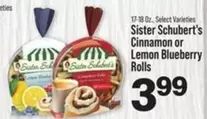 Sister Schubert's - Cinnamon or Lemon Blueberry Rolls