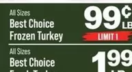 all - Frozen Turkey