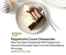 New York - Peppermint Cocoa Cheesecake