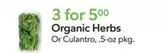 Organic Herbs