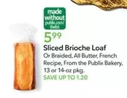 all - Sliced Brioche Loaf