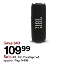 Flip 7 waterproof speaker