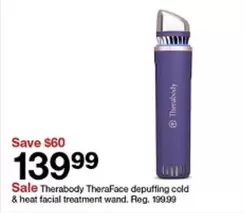 TheraFace depuffing cold & heat facial treatment wand