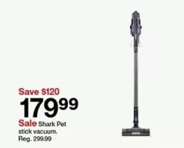 Shark - Pet stick vacuum