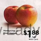 Honeycrisp or Envy Apples
