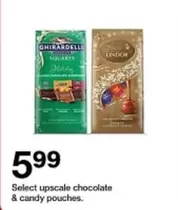 upscale chocolate & candy pouches