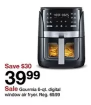 6-qt. digital window air fryer