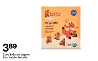 Organic Toddler Biscuits