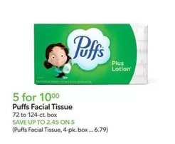 Puffs - Facial Tissue