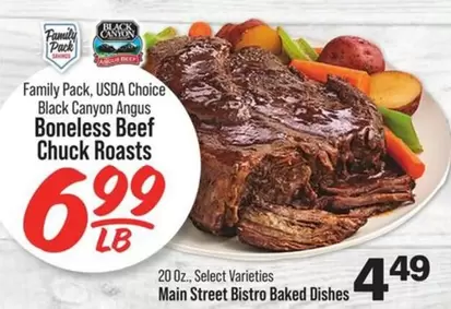 Bistro - Boneless Beef Chuck Roasts