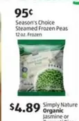 Season's Choice - Steamed Frozen Peas