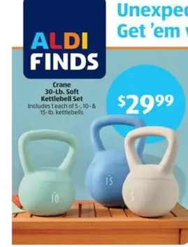 30-Lb. Soft Kettlebell Set