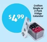 Single or 2-Pack Fridge Colander