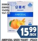 GREEK YOGURT - (PEACH