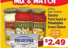 Philadelphia - Pasta Sauce or Cream Cheese
