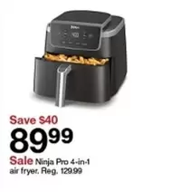Ninja - Pro 4-in-1 air fryer