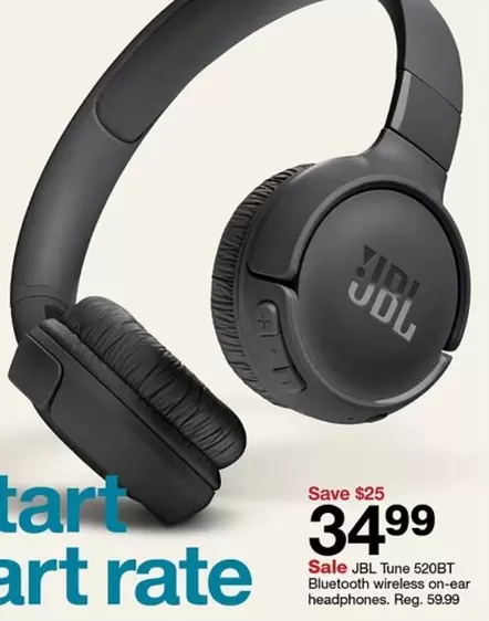 Tune 520BT Bluetooth wireless on-ear headphones