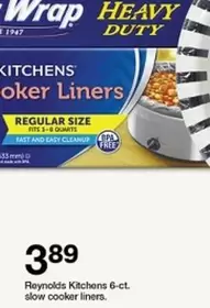 Reynolds - Slow Cooker Liners
