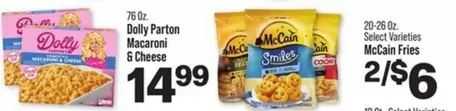 McCain - Macaroni & Cheese, Fries