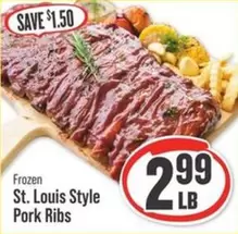 Frozen - St. Louis Style Pork Ribs