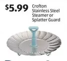 Stainless Steel Steamer or Splatter Guard