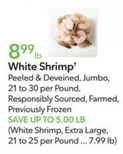 Frozen - White Shrimp