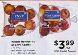 Honeycrisp or Envy Apples